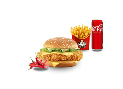 Happy Hot Burger Menü